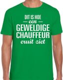 Bellatio Decorations T-shirt heren - groen - S