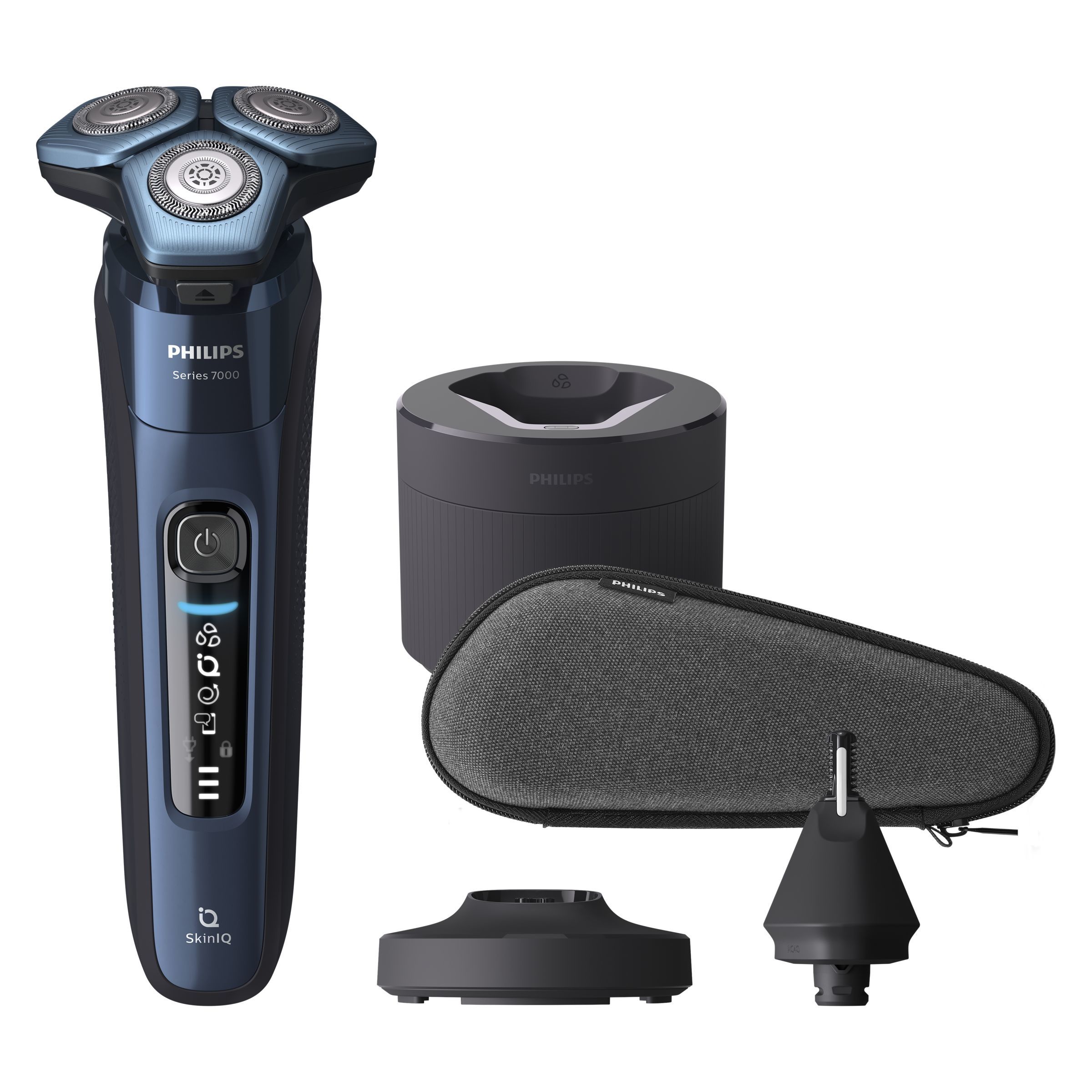 Philips SHAVER Series 7000 S7782/53 - Elektrisch scheerapparaat - Roterend - Nat en Droog - Blauw