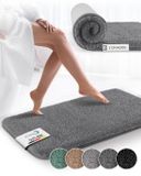 Beautissu BeauMare FL – Badmat Antislip 80x50 cm Antraciet