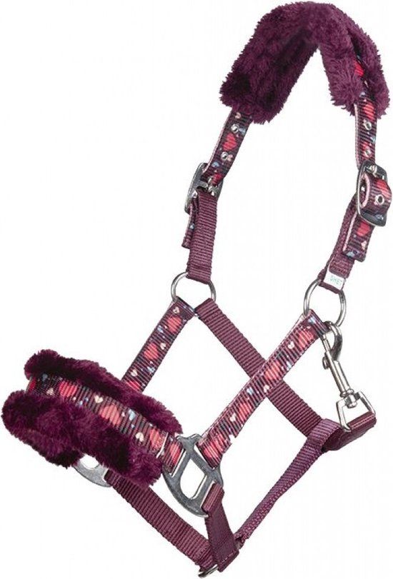 HKM Halster Hearts - Pony - Wijnrood