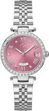 Gc Gc Flair Crystal Mid Size Metal Analoog Quartzhorloge Zilverkleurig Kast Gemaakt Van 100% Roestvrij Staal En Een Armband Van 100% Roestvrij Staal 34 Z01022L6, Z01024L3