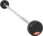 Gorilla Sports Barre d'haltères - Fonte (revêtement caoutchouc) - 12,5 kg