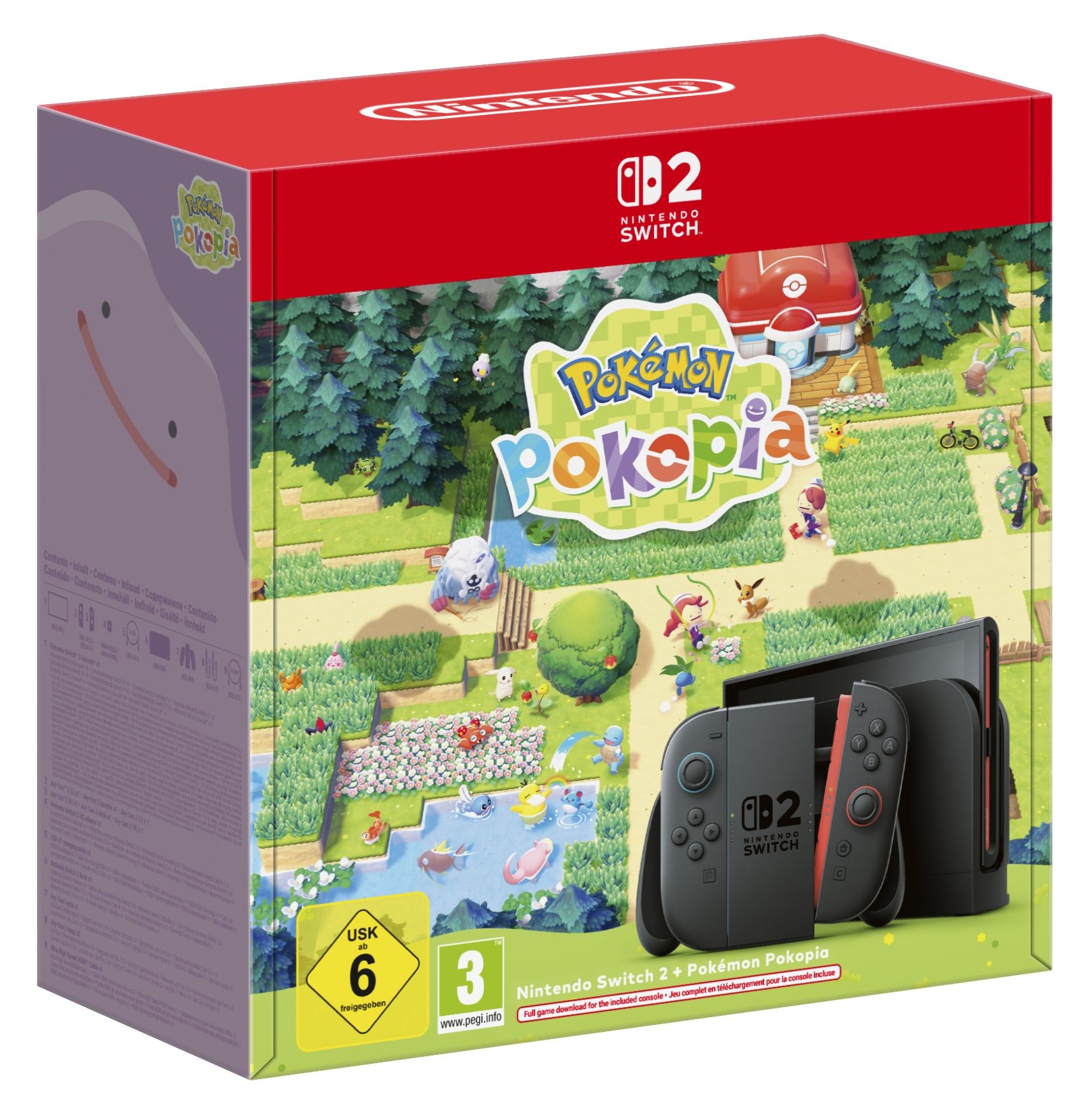 Nintendo Switch 2 & Pokemon Pokopia draagbare game console 20,1 cm (7.9") 256 GB Touchscreen Wifi Zwart