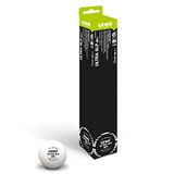 GEWO Ball Ultra SLP Tafeltennisbal, 6 stuks, zonder naad/maximale rondheid, wit, 40