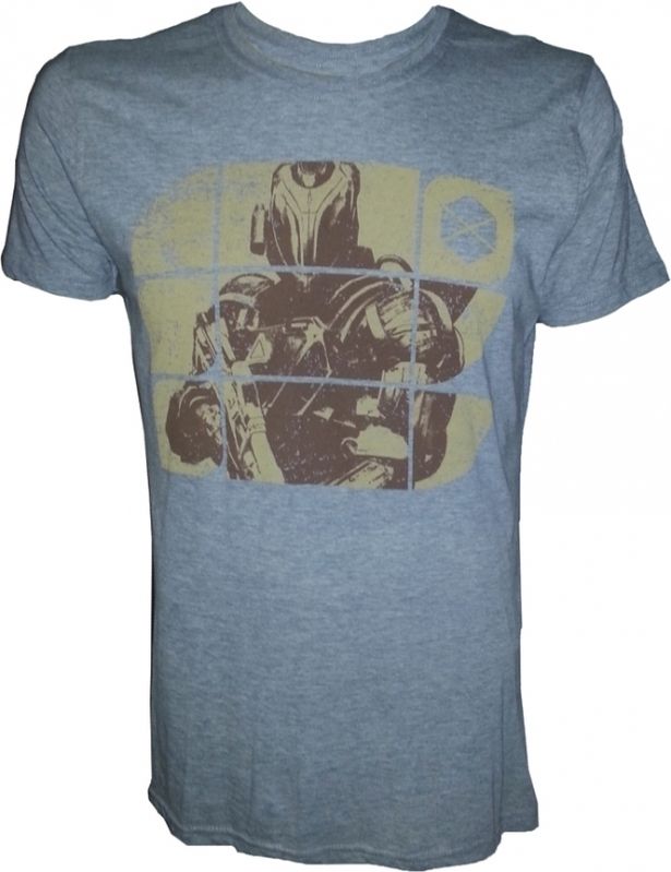 Difuzed - Bioworld Europe Destiny Grey Melange Yellow Print Shirt S Windows - 8718526042924