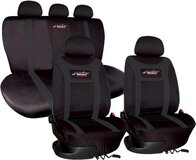 Simoni Racing Stoelhoezenset Type H - Zwart - 12-delig