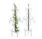 Relaxdays Plantensteun - set van 2 - voor klimplanten - 116 cm - zwart