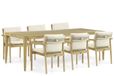 Santika Furniture Santika Suka/Sentis 240 cm dining tuinset 7-delig