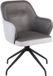 Beliani STOWE - Chaise de salle à manger pivotante - Gris/Gris clair - Polyester