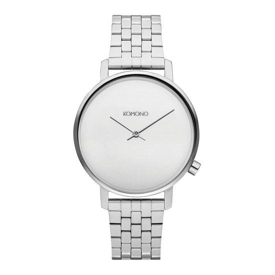 Komono Harlow Estate horloge zilverkleurig dames - 36 mm