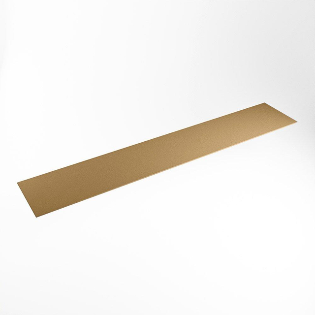 Mondiaz Mondiaz TOP 41 Topblad - 230x41x0.9cm - geschikt voor afdekplaat - Solid surface - Oro XIM49863Oro