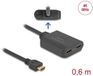 Delock Splitter HDMI 1 x HDMI vers 2 x HDMI 4K 60 Hz avec downscaler