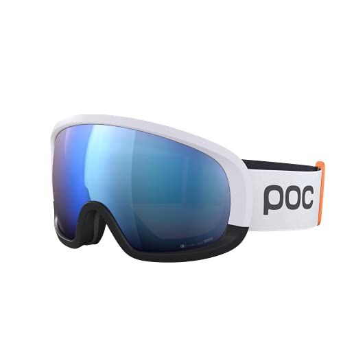 POC Fovea Mid Clarity Comp Unisex Volwassenen Hydrogen White/Uranium Black/Spektris Blue, One Size