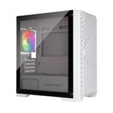KeepOut XC-220W GLASS computerbehuizing Wit