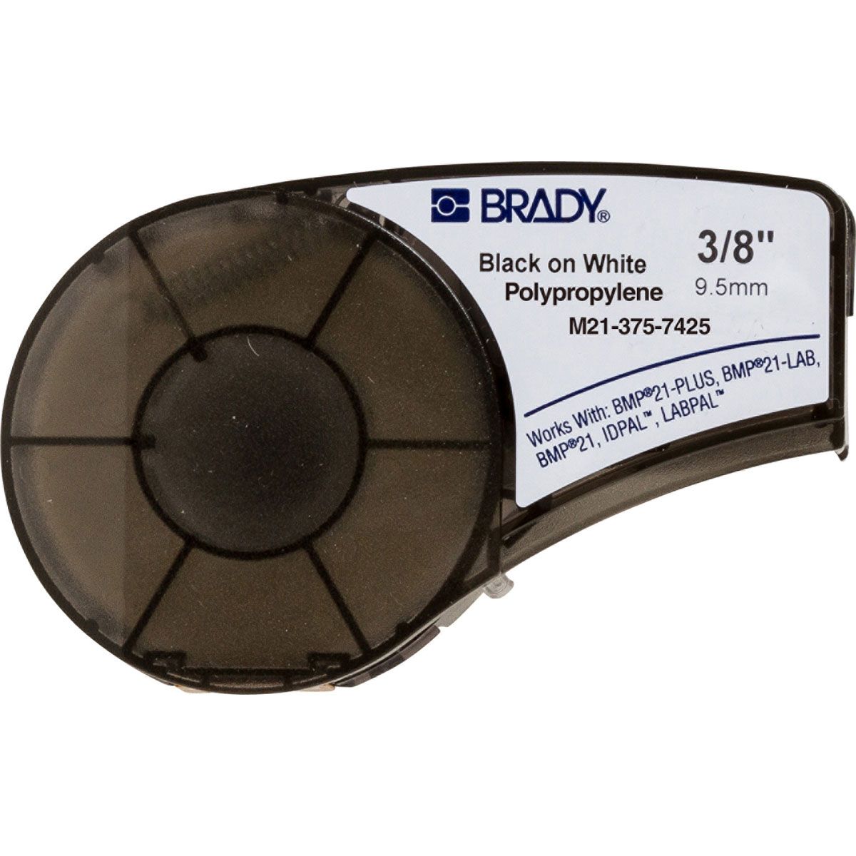 Brady M21-375-7425 Label Tape - Zwart - Polypropyleen (PP)