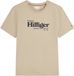 Tommy Hilfiger Heren T-shirt Katoen XXL Beige/Navy