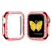 Stuff Certified Panda Stuff Certified Diamond Hoesje voor iWatch Series 44mm - Hard Bumper Case Cover Rood