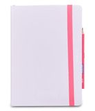 Mitama Dagkalender 2026 paars 15 x 21 cm, hardcover, FSC-papier, elastische bandsluiting, pen inbegrepen