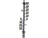 TFA Dostmann TFA Buiten Thermometer - Analoog - Metaal - Zwart - 41 x 10 cm