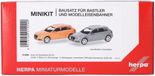 Herpa Audi A3 (2012) Oranje / Grijs Minikit 2 Stuks 1:87