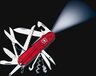 Victorinox Huntsman Lite - Zakmes - 15 Functies - RVS - Rood Transparant