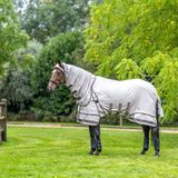 LeMieux Couverture anti-insectes LeMieux Kudos Sweet Itch gris clair - 155/206