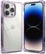 Ringke Fusion Bumper Hoesje Geschikt voor Apple iPhone 14 Pro Transparant Paars