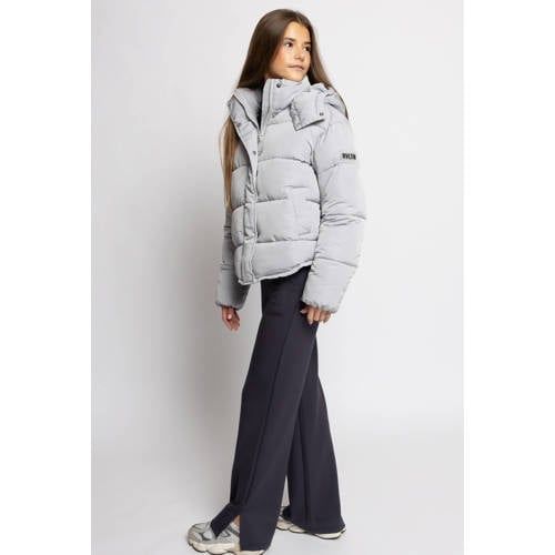 LOOXS 10sixteen quilted gewatteerde winterjas - zilver