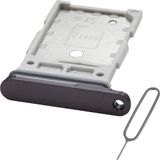 MMOBIEL Dual Simkaart Houder Geschikt voor Samsung Galaxy S24 / S24 Plus – Sim Tray - Dubbele Simkaarthouder Vervanging – Sim Card Tray - Incl. Sim Pin en Waterdichte Rubberen Ring - Zwart