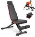 MERACH Banc d'haltères réglable - Banc de musculation pliable pour la maison - Charge maximale 450 kg