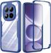 Techsuit Hoesje geschikt voor Xiaomi Redmi Note 15 Pro Plus / Xiaomi Poco M8 Pro - ColorVerse 360 Case met Screenprotector - Blauw