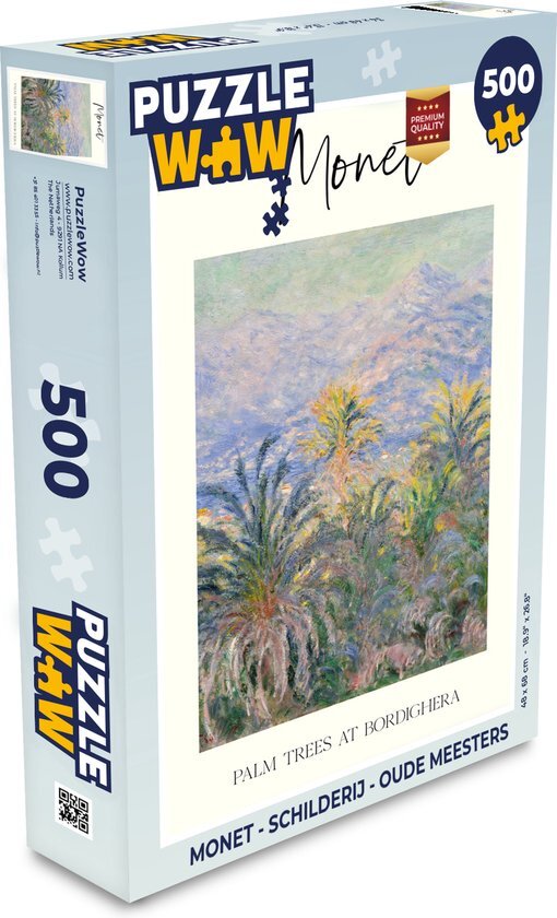 MuchoWow Puzzel Monet - Schilderij - Oude Meesters - Legpuzzel - Puzzel 500 stukjes