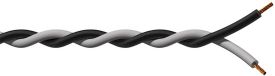 Procab PR4409/1 câble d'assemblage 100 mètre blanc/noir