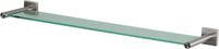 Spirella Nyo Glazen Wandplanchet – Badkamer Planchet van Veiligheidsglas – Glazen Planchet 40 x 14,5 cm – Mat Chroom