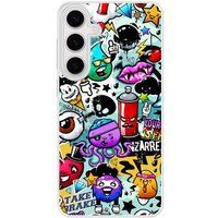 Samsung Galaxy S24 Graffiti 2 Verstevigd hoesje met sublimatie bedrukking
