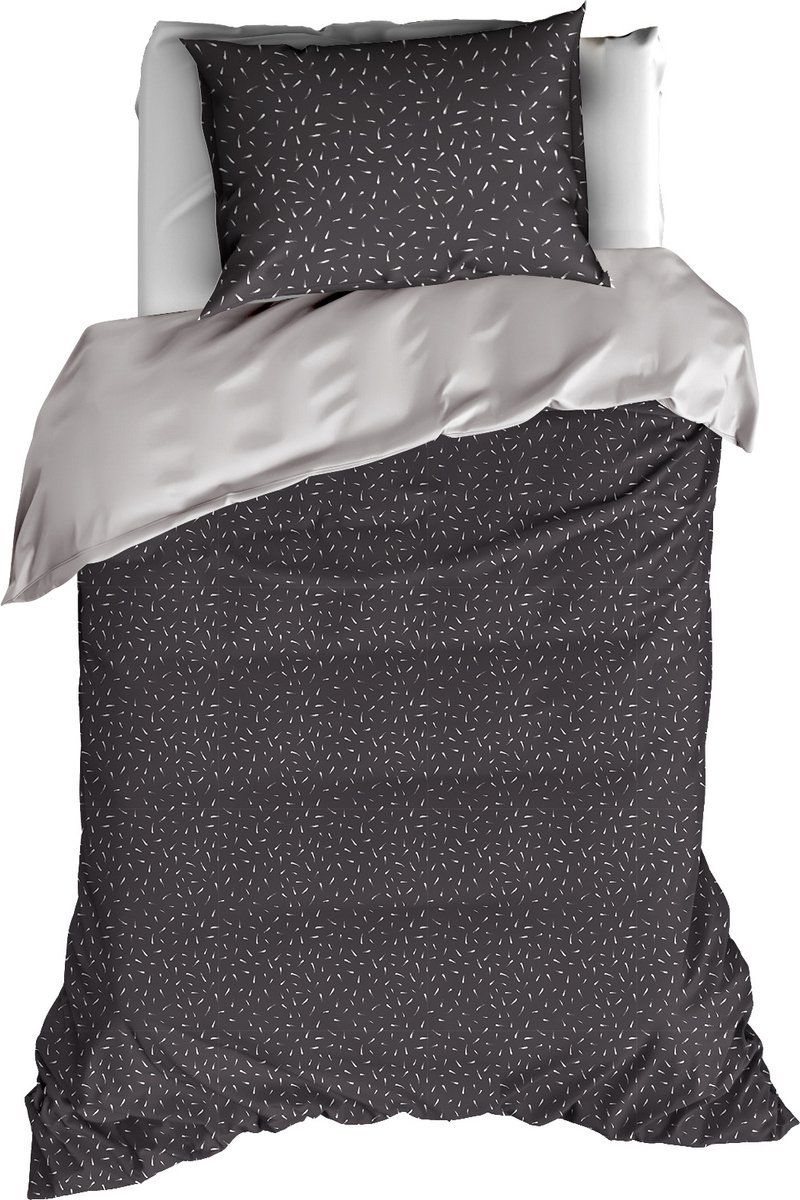 De Witte Lietaer Dekbedovertrek Shooting Star Sea Salt - Eenpersoons - 140 x 200/220 cm - Katoen Flanel