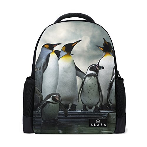 My Daily Mijn dagelijkse pinguïns dieren rugzak 14 Inch Laptop Daypack Bookbag voor Travel College School