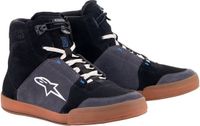 Alpinestars Chrome Zwart Asfalt Gum Blauw Motorschoenen - Laars