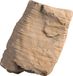 Sera Rock Desert L - Lichtbeige natuursteen met horizontale voren - 2 - 3 kg