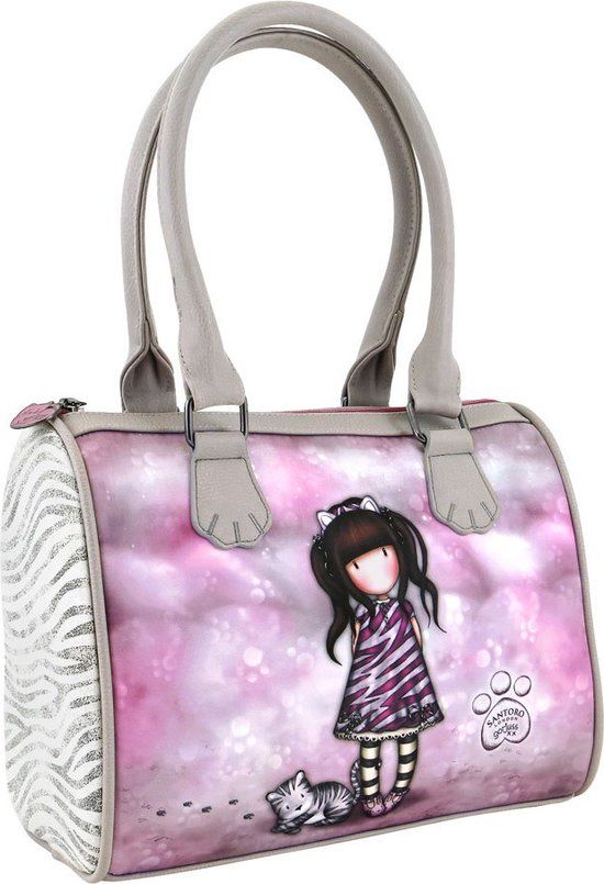 Gorjuss Ruby Wild Handtas - Grijs - Polyester - Multicolor - Schoudertas - Vrouwen - Kinderen
