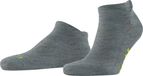 FALKE Keep Warm kort eenkleurig wol sneakersokken enkelsokken unisex blauw - maat 46-48