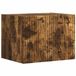 vidaXL TV Wandkast 39 x 31 x 29,5 cm Rook Eiken Bewerkt hout
