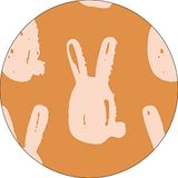 Bonateks Ronde digitaal bedrukte muismat, antislip onderkant, voor kantoor en thuis, diameter: 22 cm