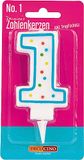 DECOCINO cijferkaarsen, cijfer "1", taartkaarsen, Happy Birthday-decoratie, gerbutdag-kaarsen, verjaardagsdecoratie voor verjaardagstaart en verjaardagstaart