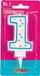 DECOCINO cijferkaarsen, cijfer "1", taartkaarsen, Happy Birthday-decoratie, gerbutdag-kaarsen, verjaardagsdecoratie voor verjaardagstaart en verjaardagstaart