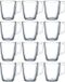Luminarc Verres à thé / verres à café - 12x pièces - verre - 250 ml - Résistant au lave-vaisselle