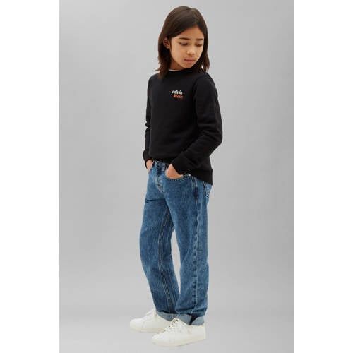 Calvin Klein sweater met backprint - zwart