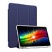 BXGH Case voor iPad Pro 11 inch 2022 (4e generatie)/2021 (3e generatie)/2020 (2e generatie), iPad smart case, wekker/automatische slaap - Marineblauw