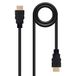 Monkey Ladder HDMI-kabel V1.4 High Speed met Ethernet, HEC, A, M-A, M, mannelijk naar stekker, zwart, 1,8 m