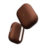 KeyBudz Artisan Premium leren hoesje voor Apple AirPods Pro - Bruin
